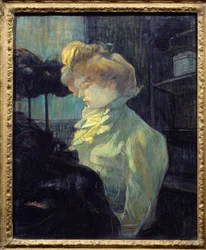 Milliner Obraz Henriho de Toulouse Lautreca (1864-1901) 1900 Sun. 0,61x0,49 m Albi, muzeum Toulouse Lautreca