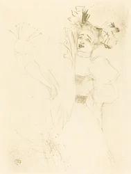 Lender Full Face in Chilperic Lender de face dans Chilpéric, 1895.