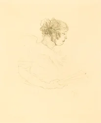 Luce Myres v profilu (Luce Myrès, de profil)