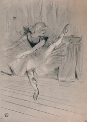 Slečna Ida Heath, anglická tanečnice, kolem roku 1894, 1946.