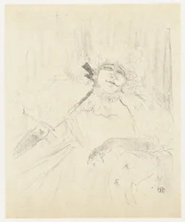 Portret van Yvette Guilbert v op toneel křesla Yvette Guilbert (stará píseň) Yvette Guilbert: Anglická série (název série)