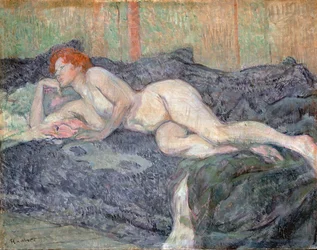 Ležící akt, 1897