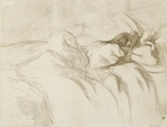 Žena ležící - Probuzení, 1896