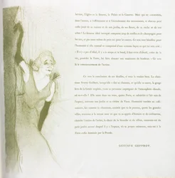 Yvette Guilbert-francouzská řada: č. 16, 1894.