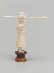 Černý pěšec, šachová figurka, Indie
