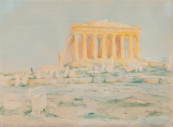 Parthenon, západní fasáda, n. d.