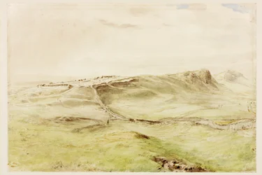 Bercovici, kolem roku 1848 (tužka a akvarel na papíře)