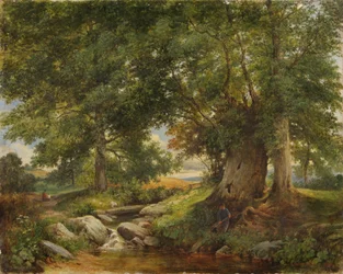 Trout Stream poblíž Worcesteru, 1866