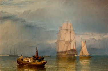 V přístavu - klid, 1856.