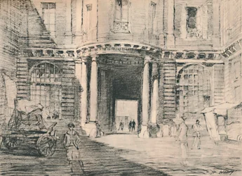 Dvojité lemované opuštěnými paláci, c1927, 1927
