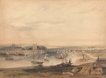Pohled na Rochester, město a přístav