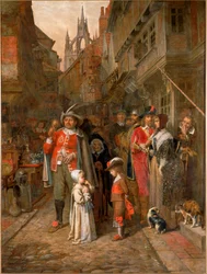 Ztracené dítě, kolem roku 1870