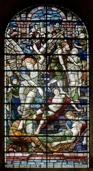 Romsey Abbey, James Powell & Sons, Henry Holiday, The Pool of Bethesda, 1890