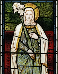Panna Maria, 1873 (vitráže)