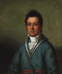 David Vann (Cherokee) 1831 (olej na plátně)