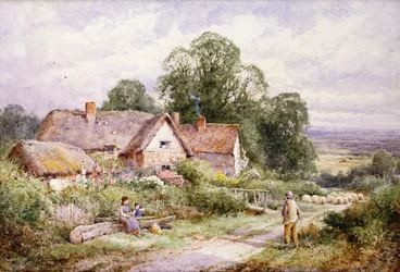 Sheep Lane poblíž Woburn, Bedfordshire
