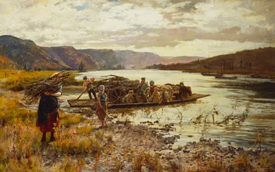 Přechod přes jezero
