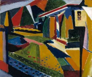 Abstraktní krajina, 1915-1916.