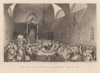 King Proroguing Parliament, duben 1831