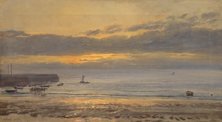Před východem slunce, Scarborough - odliv, 1878