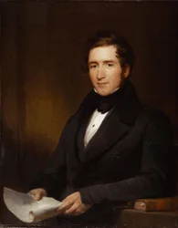 Portrét sira Josepha Paxtona, květen 1836 (olej na plátně)