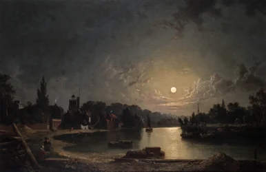 Twickenham za měsíčního svitu, 1835