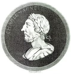 Portrét Karla Velikého, z „Dějiny úpadku a pádu Římské říše“, svazek 4, strana 121, Edward Gibbon, 1808