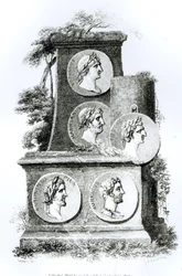 Portréty římských císařů z „Dějiny úpadku a pádu Římské říše“ od Edwarda Gibbona, Vol 2, 1808
