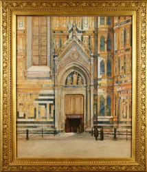 Jižní dveře Duomo, Florencie, Itálie