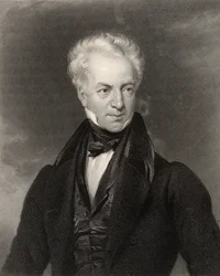 John Baron, vyrytý W. Hollem, z 