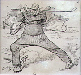 The Chaotic Golfer, ilustrace z časopisu 