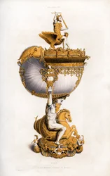 Pohár, c1530, 1843.