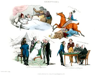 Symptomy pobavení, 1822.