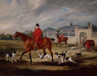 The Oakley Hunt (olej na plátně)