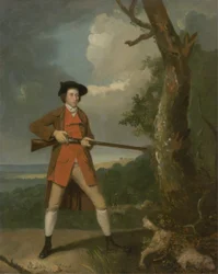 Robert Rayner Shooting, cca 1770 (olej na plátně)