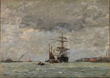 Vjezd do přístavu, 1890.
