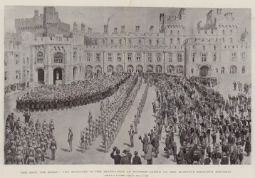 Bůh ochraňuj královnu, Serenáda ve čtyřúhelníku na hradě Windsor k osmdesátým narozeninám Jejího Veličenstva