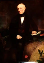 Portrét Williama Wordswortha (1770-1850) Britský básník Malba Henry William Pickersgill (1782-1875) Londýn 19. století, National Portrait Gallery