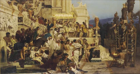 Vedoucí světlo křesťanství. Neronovy pochodně, 1882