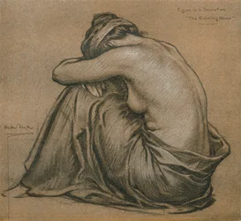 Studie pro dekoraci, The Evening Hours, c1916