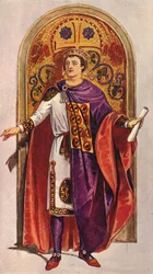 Císař Justinián - Šesté století, A.D., 1924.