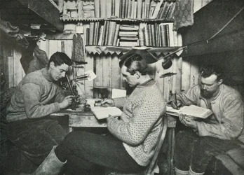 Debenham, Gran a Taylor v jejich kóji, 18. května 1911, 1913