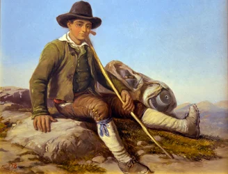 Berger de la Brigue, c1850 (olej na plátně)