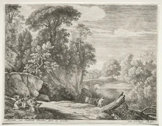 Osel vedl k řece, c. 1652-1654.