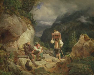 Odpočinek na hoře, 1848