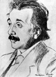 Albert Einstein 1879-1955, německo-švýcarský matematik a teoretický fyzik, 1920