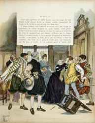 Atentát Jeana Châtela (1575-1594) z 27. prosince 1594, který během královské audience vnikl do hôtelu Gabrielle d