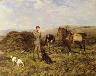 Lov tetřevů, 1901