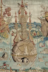 Zahrada pozemských rozkoší. ca. 1560 (tapisérie)