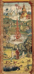 Zahrada pozemských rozkoší. ca. 1560 (tapisérie)
